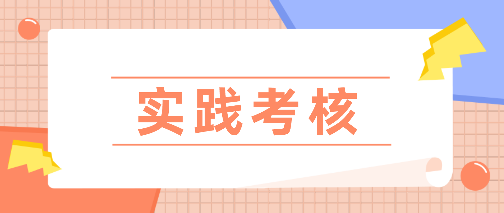 2022年上半年广东省中山自考实践考核考什么内容?